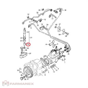 سوزن انژکتور تراکتور فرگوسن 800