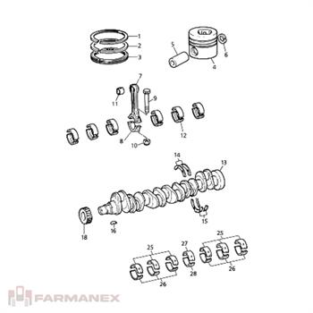 یاتاقان ثابت تراکتور فرگوسن 399